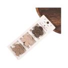 Conjunto de Grampos de Cabelo Fosco Marrom - Estilo Coreano para Franja Lateral Conjunto de Grampos de Cabelo Fosco Marrom - Estilo Coreano para Franja Lateral