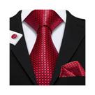 Conjunto De Gravata E Abotoaduras Masculinas Jacquard Xadrez De 50 Cores, Gravata Xadrez De Designer