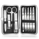 Conjunto de grooming, pinça e cortador de unhas MORGLES, 9 peças com estojo