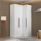 Conjunto de Guarda-roupa Modulado 3 Portas 4 Gavetas 2 Peças Viena Yescasa