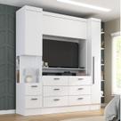 Conjunto de Guarda-roupa Modulado Viena 2 Portas 8 Gavetas 3 Peças Yescasa