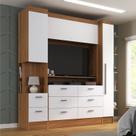 Conjunto de Guarda-roupa Modulado Viena 2 Portas 8 Gavetas 3 Peças Yescasa