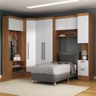 Conjunto de Guarda-roupa Modulado Viena 7 Portas 2 Gavetas 5 Peças Yescasa