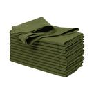Conjunto de Guardanapos de Jantar Ramanta Home 12pcs 46x46cm Verde Oliva Conjunto de Guardanapos de Jantar Ramanta Home 12pcs 46x46cm Verde Oliva