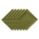 Conjunto de guardanapos DII Variegated Tabletop Collection Olive Green