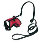 Conjunto de Guia e Peitoral Ferplast Jogging - Cores Sortidas - Tamanho M