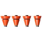 Conjunto de guias angulares Wedgek NX2 para hastes de 9 mm de 14-20
