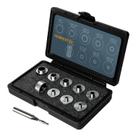 Conjunto de guias de bucha de modelo de roteador POWERTEC com bit de roteador