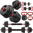 Conjunto de Halteres Ajustáveis SAUVOO 20 kg 5 em 1 para Fitness