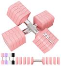 Conjunto de Halteres Ajustáveis Upspeed 5 em 1 Rosa 22,5 kg
