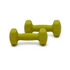 Conjunto de halteres Amazon Basics revestido de neoprene 2,27 kg verde x2