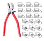 Conjunto de hardware Key Fob com alicate Chaveiro Perrysurpasse x60