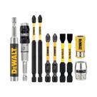 Conjunto De Hastes De Extensão Magnéticas Para Brocas DEWALT PH2 SL8 57mm 89mm DT70547T DT7505