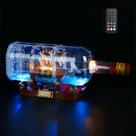 Conjunto de iluminação GEAMENT LED Light Kit para Lego Ship in a Bottle Conjunto de iluminação GEAMENT LED Light Kit para Lego Ship in a Bottle