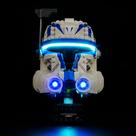 Conjunto de iluminação LED Rorliny para Lego Star Wars Captain Rex 75349