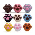 Conjunto de ímãs de geladeira, 9 peças fofas, resina de pata de animal, urso de gato