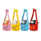 Conjunto de ímãs de geladeira, bolsa fofa para gatos e pandas, PVC, 4 unidades