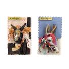 Conjunto de ímãs de geladeira Kashgar Donkey 3D Resin, 2 unidades
