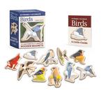 Conjunto de ímãs de madeira Birds, 10 peças