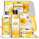 Conjunto de imersão para pés, kit de pedicure LUCOTIYA com lixa e esfoliante para pés