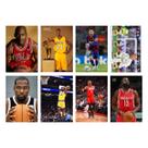 Conjunto de impressões artísticas de pôster Kobe Bryant, estrela do basquete, 42x29cm x8 Conjunto de impressões artísticas de pôster Kobe Bryant, estrela do basquete, 42x29cm x8