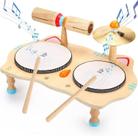 Conjunto de Instrumentos Musicais Infantil OATHX - Kit Bateria Montessori