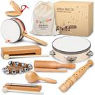 Conjunto de instrumentos musicais Stoie's International Wooden Kids