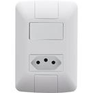Conjunto de Interruptor Paralelo + Tomada 2P+T 20 Amperes Aria - 57241048 - TRAMONTINA
