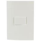 Conjunto de Interruptor Simples 10 Amperes 250 Volts Branco Lunare Prm44011 Schneider Conj.inter