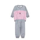 Conjunto De Inverno Infantil Menina - Flowe Vermelho
