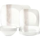 Conjunto de Jantar Corelle Vitrelle 18 Peças Resistente a Lascas Conjunto de Jantar Corelle Vitrelle 18 Peças Resistente a Lascas