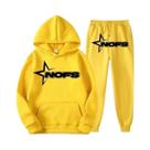 Conjunto De Jaqueta E Calças Casuais Unissex Com Estampa De Logo De Marca Fashion S-3XL Para Homens