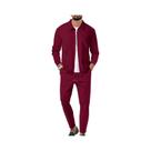 Conjunto De Jaqueta Esportiva Slim Fit Masculina Com Bolso Com Zíper E Calças Longas