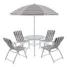 Conjunto De Jardim Art Deco Country 6 Peças - Importado