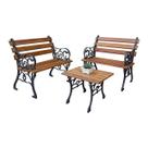 Conjunto de jardim francês 2 poltronas e 1 mesa de centro