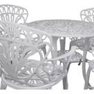 Conjunto De Jardim Modelo Primavera Mesa E 4 Cadeiras Conjunto De Jardim Modelo Primavera Mesa E 4 Cadeiras
