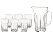 Conjunto de Jarra 1L e Copos 300ml de Vidro