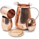Conjunto de Jarra de Cobre Kitchen Science 2000ml com 2 Copos Conjunto de Jarra de Cobre Kitchen Science 2000ml com 2 Copos
