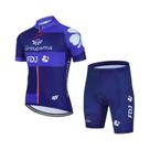 Conjunto De Jersey De Ciclismo Respirável Preto Verão 2025 FDJ MTB Roupas De Ciclismo De Manga Curta