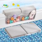 Conjunto de Joelheiras e Cotoveleiras para Bebês ILPEOD - Cor Cinza Conjunto de Joelheiras e Cotoveleiras para Bebês ILPEOD - Cor Cinza