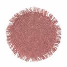 Conjunto de Jogo Americano 6 Peças Fibra de Celulose 35cm Tulum Rose Copa e Cia