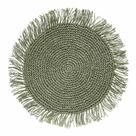 Conjunto de Jogo Americano 6 Peças Fibra de Celulose 35cm Tulum Sálvia Copa e Cia