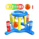 Conjunto De Jogo De Arremesso De Anéis Infláveis, Brinquedos Flutuantes Para Piscina E Praia,