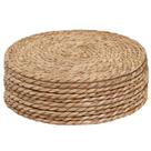 Conjunto de jogos americanos Defined Deco Woven Water Hyacinth, 10 unidades e 30 cm