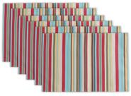 Conjunto de jogos americanos DII Summer Stripe Outdoor Collection 33x48cm