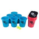 Conjunto de jogos ao ar livre Hey! Jogue! Giant Yard Pong com 12 baldes