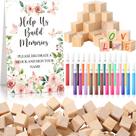 Conjunto de jogos Baby Shower Decore a Block Dinifee 125 unidades