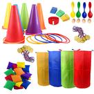 Conjunto de jogos CircleCraft 53 unidades. Cones e anéis de plástico para adultos