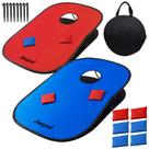 Conjunto de jogos Cornhole dobrável Juegoal de 91x61x21 cm, 10 bolsas