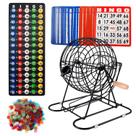 Conjunto de jogos de bingo GSE Games & Sports Expert Deluxe com gaiola de aço